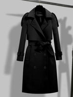 Double-breasted Long Trench Coat